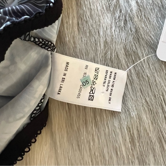 New ELOMI NAOKO EL4025BLK Asian Inspired Fan 3XL Black Pink Full Coverage Brief - Picture 7 of 9